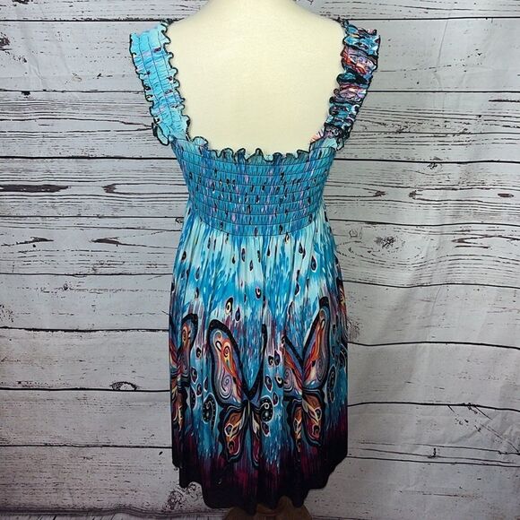 Boho Butterfly Mini Summer Dress - Picture 6 of 6
